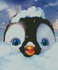 Happy Feet Penguin Diamond Painting