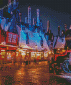 Hogsmeade Shops Diamond Painting