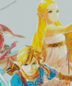 Hyrule Warriors Age Of Calamity Diamond Paintings