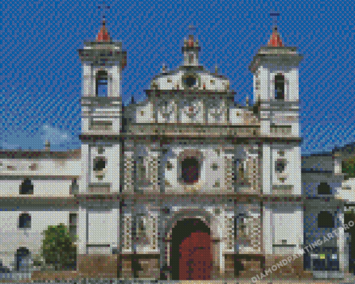 Iglesia Los Dolores Tegucigalpa Diamond Painting