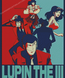 Lupin III Poster Diamond Painting