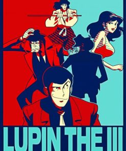 Lupin III Poster Diamond Painting