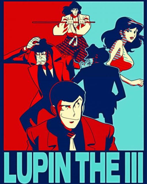 Lupin III Poster Diamond Painting