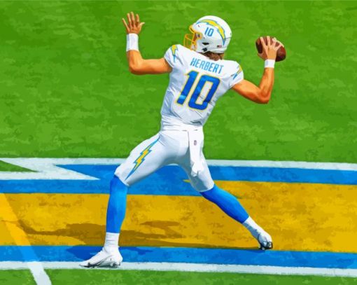 Justin Herbert Diamond Painting