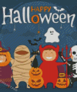 Kids Halloween Diamond Paintings