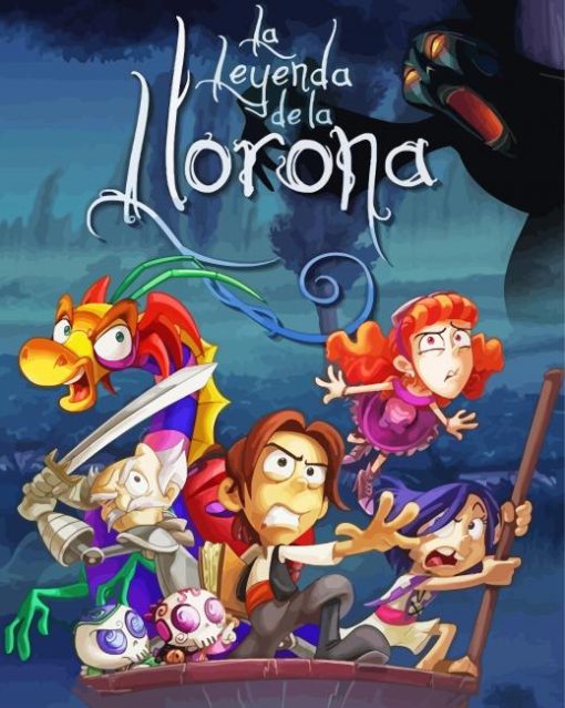 La Leyenda De La Liorona Animation Poster Diamond Paintings