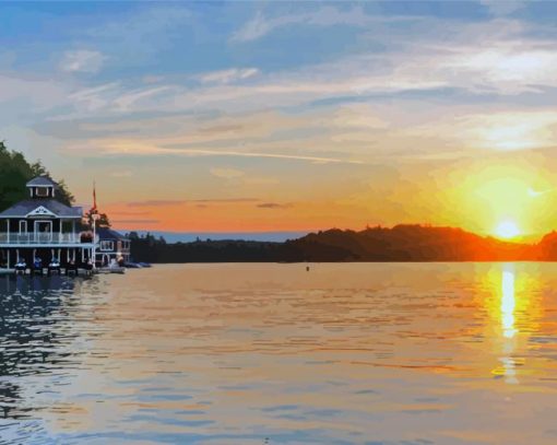 Lake Joseph Diamond Painting