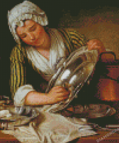 Life Below Stairs Housemaid Diamond Painting