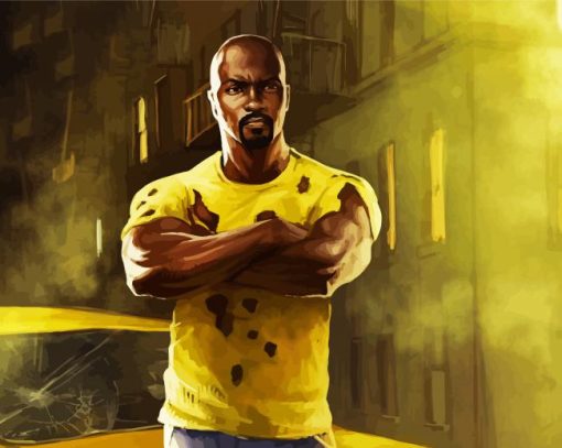 Luke Cage Art Diamond Paintings