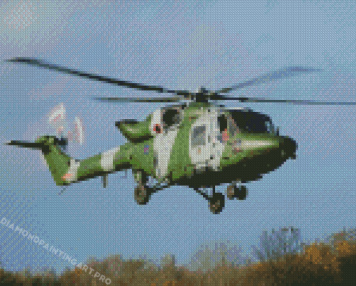 Lynx Helicopter Diamond Paintings