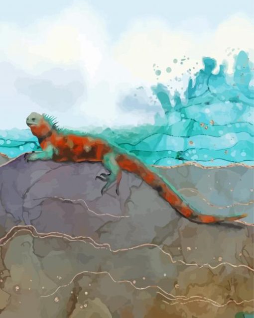 Marine Iguana Diamond Paintings