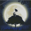 Moon Man Tree Diamond Painting