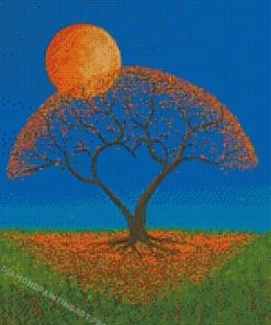 Moon Tree Diamond Paintings