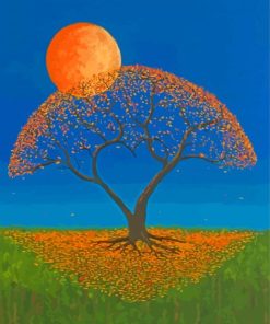 Moon Tree Diamond Paintings