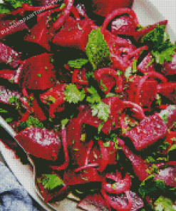 Moroccan Beet Salad Diamond Painting