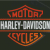 Motor Cycles Harley Davidson Logo Diamond Paintings