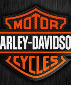 Motor Cycles Harley Davidson Logo Diamond Paintings