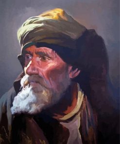 Old Arabian Man Diamond Paintings