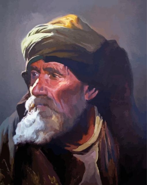 Old Arabian Man Diamond Paintings