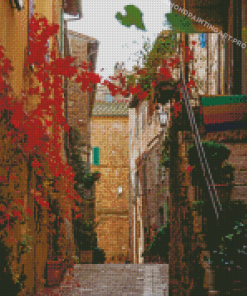 Old Buildings Street Italy Diamond Painting