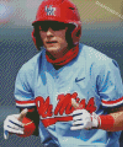 Ole Miss Rebels Player Diamond Painting