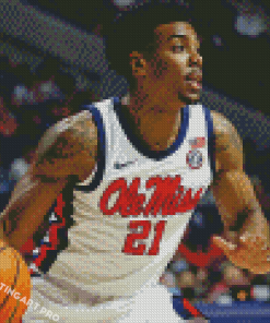 Ole Miss Basketball Team Player Diamond Paintings