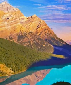 Peyto Lake Landscape Diamond Painting