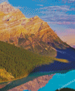 Peyto Lake Landscape Diamond Painting