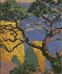 Pinon Grand Canyon Gustave Baumann Diamond Painting