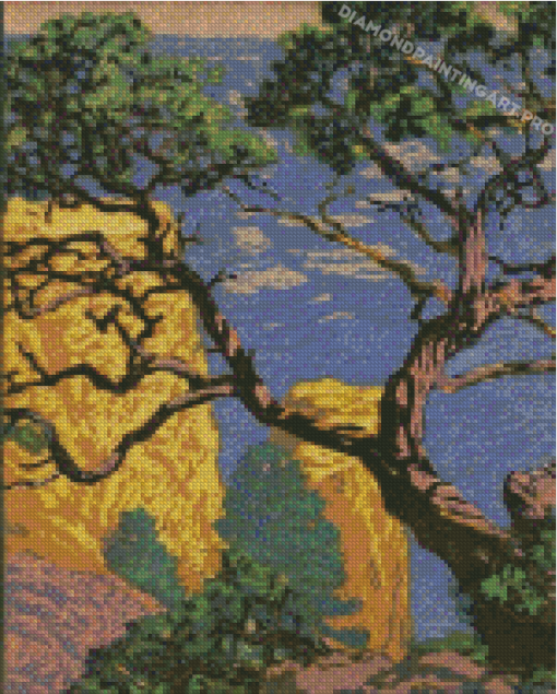 Pinon Grand Canyon Gustave Baumann Diamond Painting