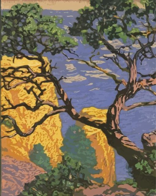 Pinon Grand Canyon Gustave Baumann Diamond Painting