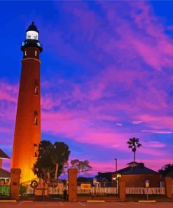 Ponce De Leon Lighthouse Florida Diamond Painting