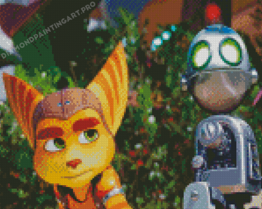 Ratchet And Clank Diamond Painting