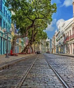 Recife City Buildings In Brazil Diamond Painting