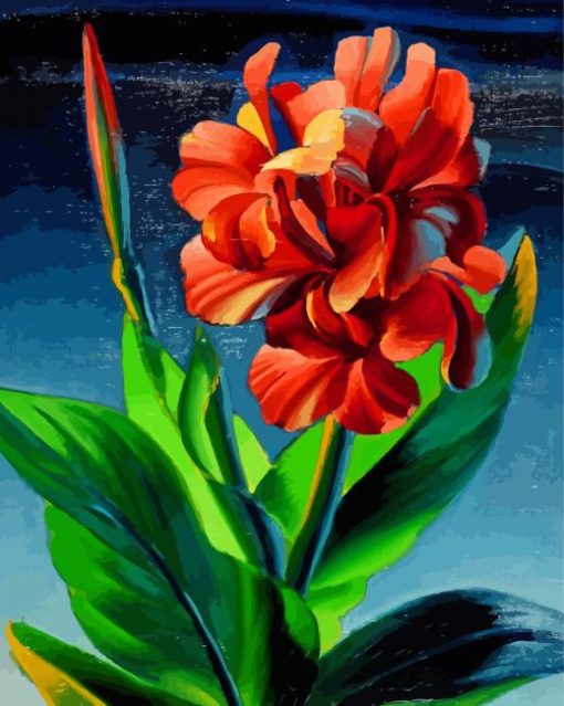 Red Canna Tretchikoff Diamond Painting