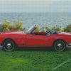 Red Old Convertible Diamond Paintings