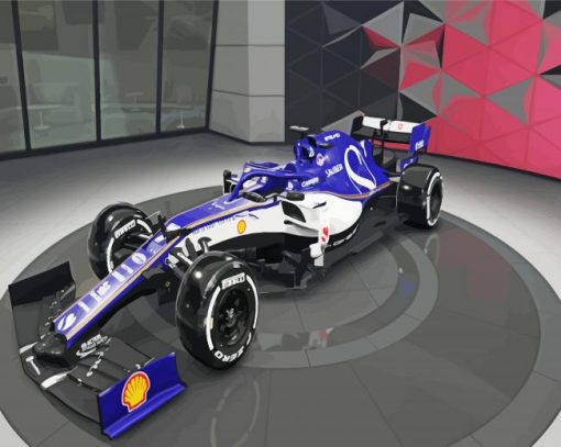 Sauber Racing Car Diamond Paintings