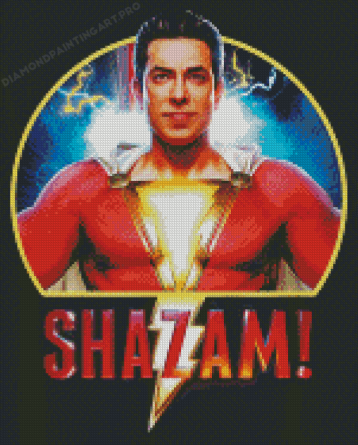 Shazam Adventure Movie Diamond Paintings