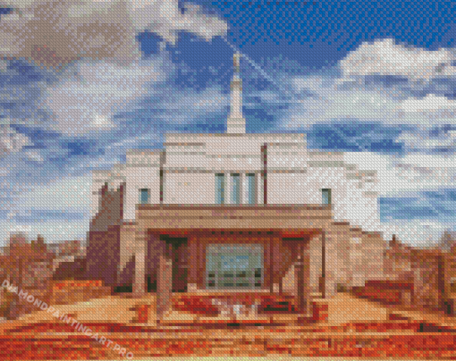 Snowflake Arizona Temple Diamond Painting