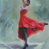 Spanish Ballet Dancer Lady Diamond Painting