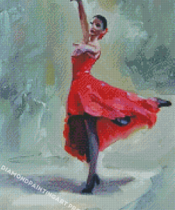 Spanish Ballet Dancer Lady Diamond Painting