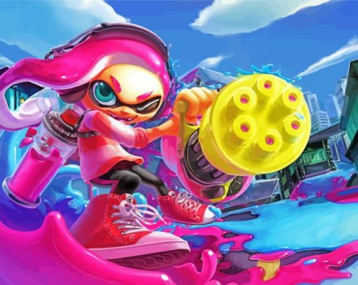 Splatoon Game Character Diamond Paintings