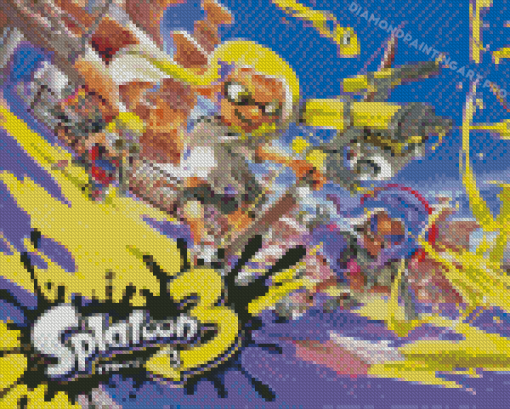 Splatoon Poster Diamond Paintings