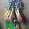 Still Life Of Leeks Diamond Paintings