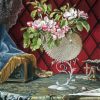 Still Life With Apple Blossoms In A Nautilus Shell Diamond Painting