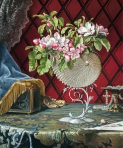 Still Life With Apple Blossoms In A Nautilus Shell Diamond Painting