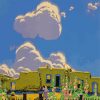 Summer Clouds Gustave Baumann Diamond Painting