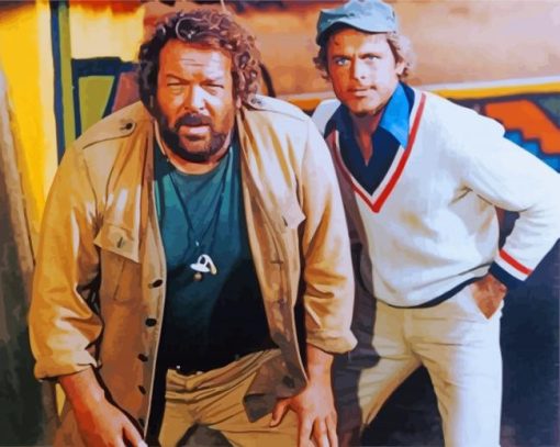 Terence Hill And Bud Spencer Diamond Paintings