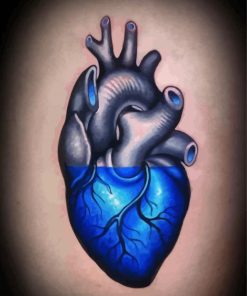 The Blue Heart Diamond Painting