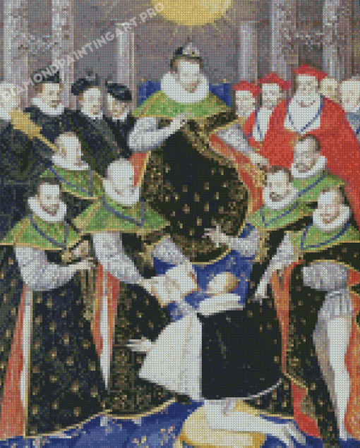 The Court Of Henry III Diamond Painting